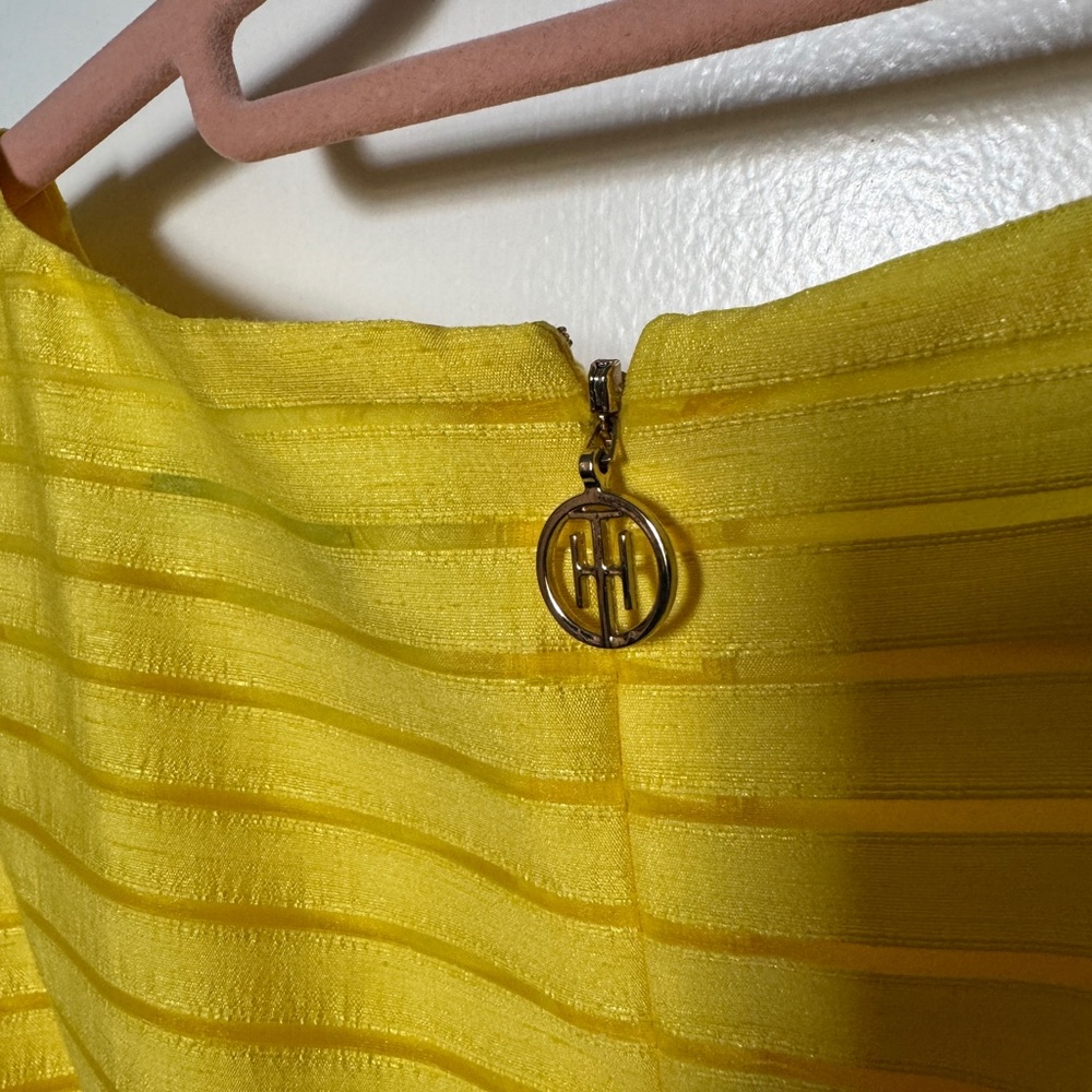 Tommy Hilfiger heather yellow sleeveless dress - Picture 9 of 9